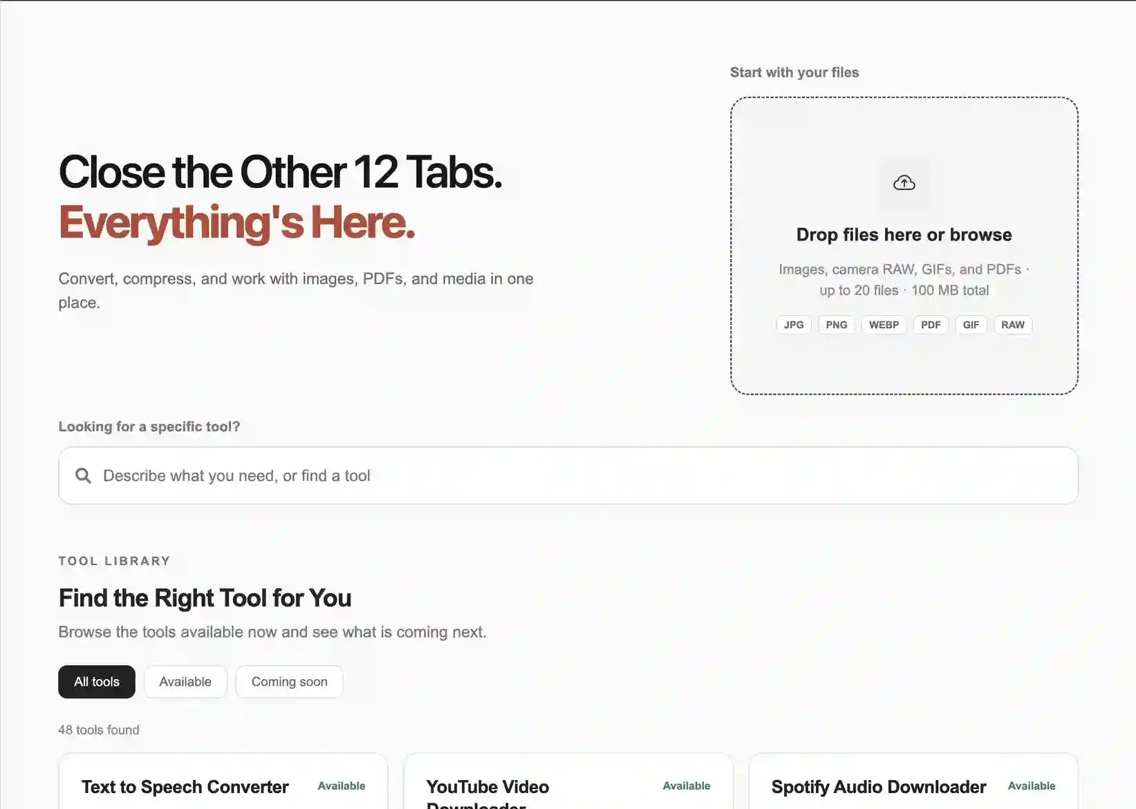 Toolbuddy website preview